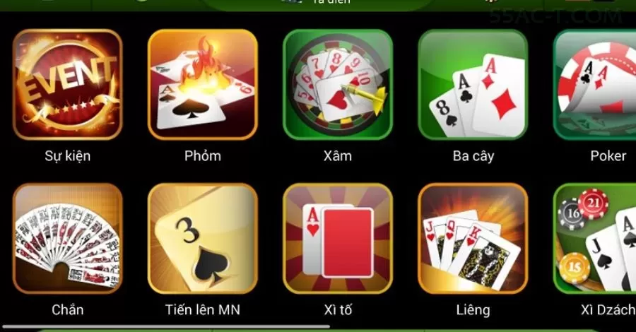 55ac slots no app